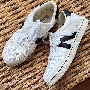 White and Black Sneakers